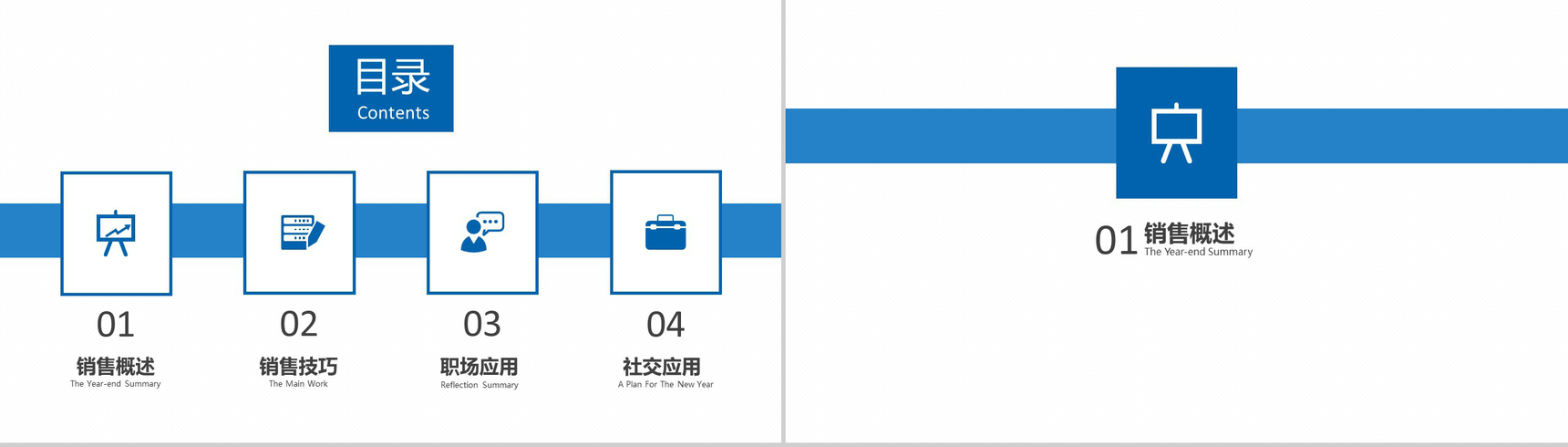 商务风销售的技巧与口才培训员工培训PPT模板