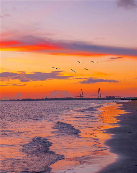 夕阳西下唯美图片大全 最美夕阳图片浪漫高清