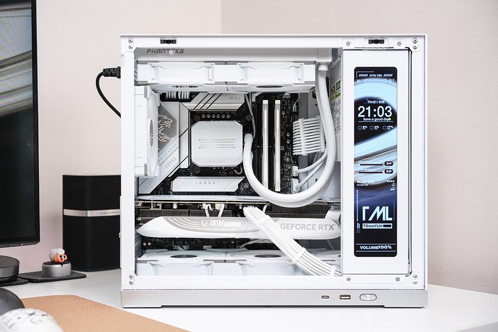 玩点有个性的MATX，B760M刀锋+索泰4070TI+闪鳞G500装机展示