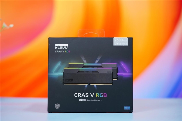 疾速7600MT/s！KELVV科赋CRAS V RGB DDR5内存图赏