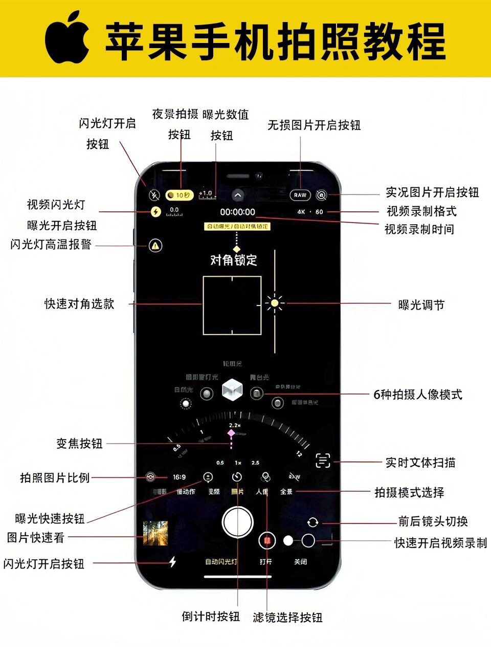 苹果手机拍照教程详解，iPhone拍照原来可以这样用