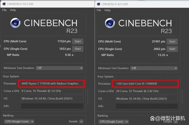 锐龙7 7745HX和酷睿i9-13900HX差别大吗? R7 7745HX和i9 13900HX区别对比测评