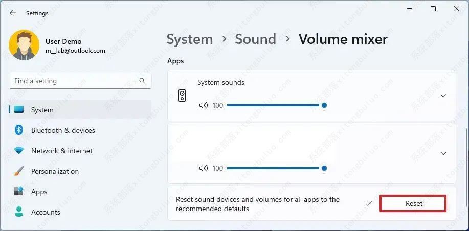 Win11怎么将音频设置重置为默认值? Win11声音恢复默认设置的技巧