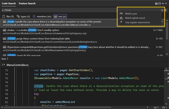 Visual Studio 202217.9 Preview 3更新发布 增强代码搜索体验