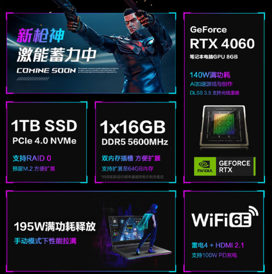 最低11499元！ROG枪神8游戏本全系价格公布：新款CPU+40系显卡