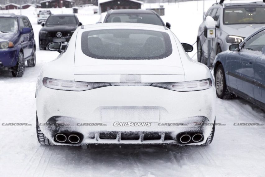 2.0T四缸的双门奔驰跑车，AMG GT 43谍照曝光