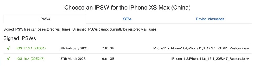 国行iPhone XS Max开放iOS 16.4验证通道，降级从速！