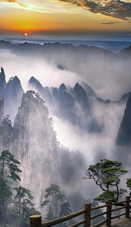 让人着迷的黄山风景壁纸高清 归来黄山不看哦