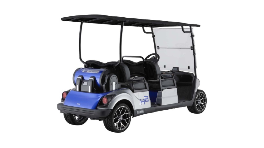 雅马哈推出首款氢能概念车Drive H2高尔夫球车