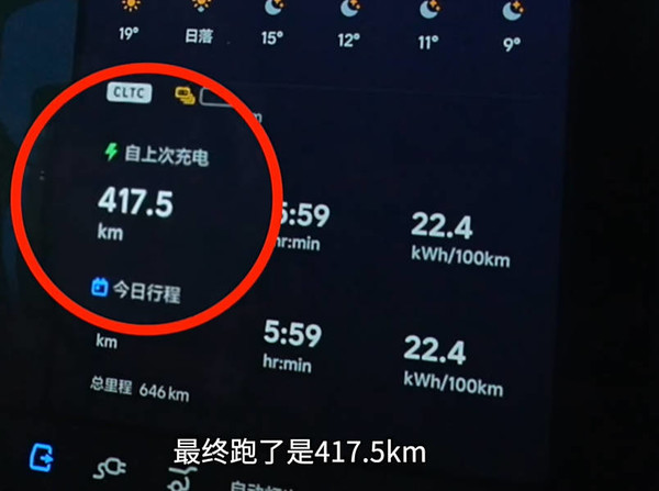 博主实测理想MEGA续航里程得打六折：仅能跑400KM