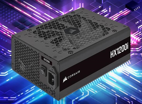 2399元 美商海盗船HX1200i ATX 3.0电源上架：双白金认证