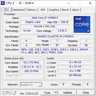 i9-14900KS超频破9.1GHz！连创四大世界记录