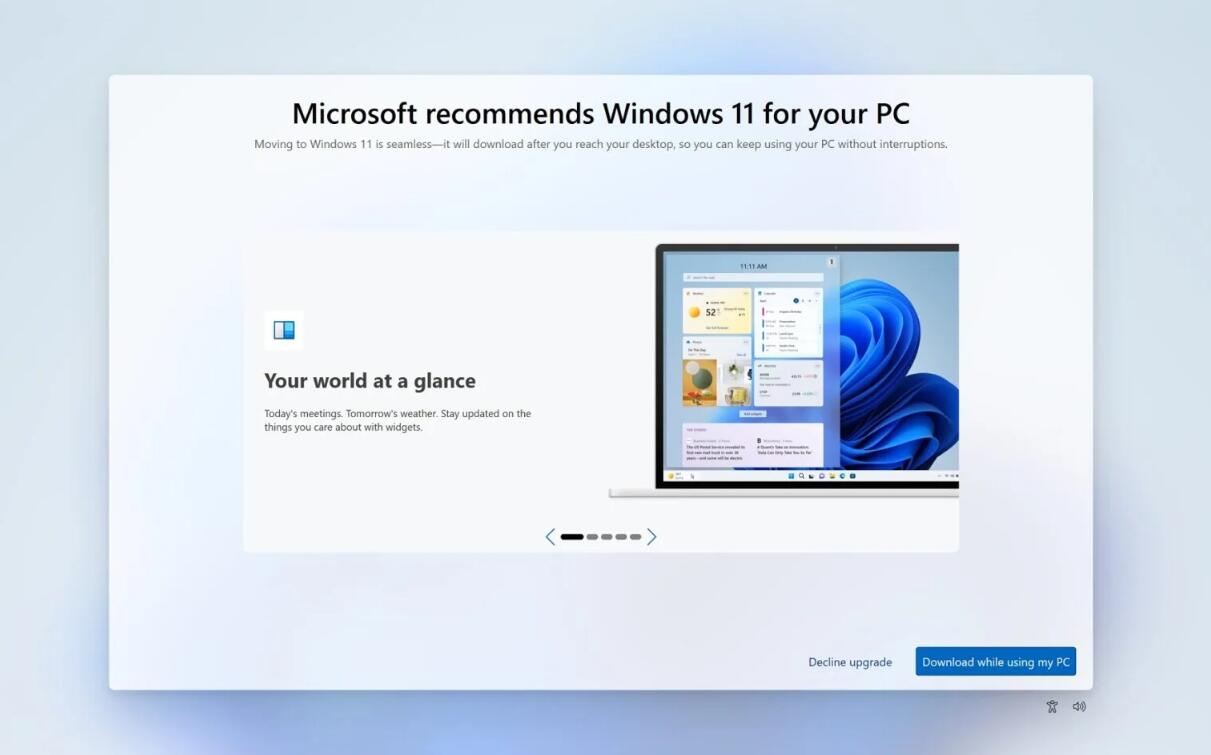 微软推出全屏弹窗提醒 Win10 用户升级 Win 11：支持与不支持设备获不同提醒