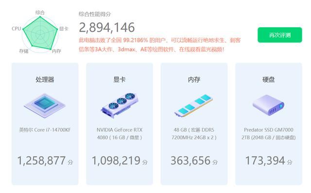 稳定运行8000MHz 宏碁掠夺者DDR5内存Hermes冰刃测评