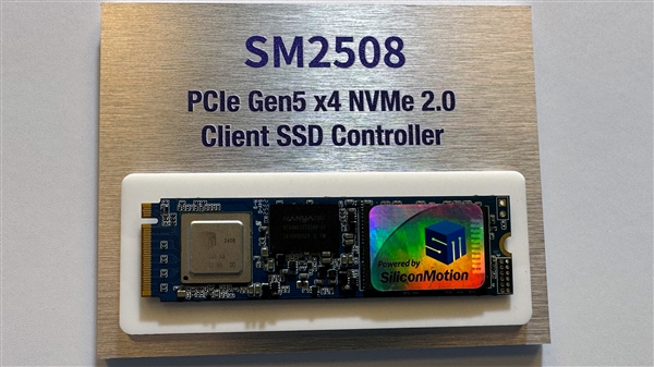 PCIe 5.0 SSD凉快了！慧荣新主控SM2508功耗只有3.5W 却能跑15GB/s