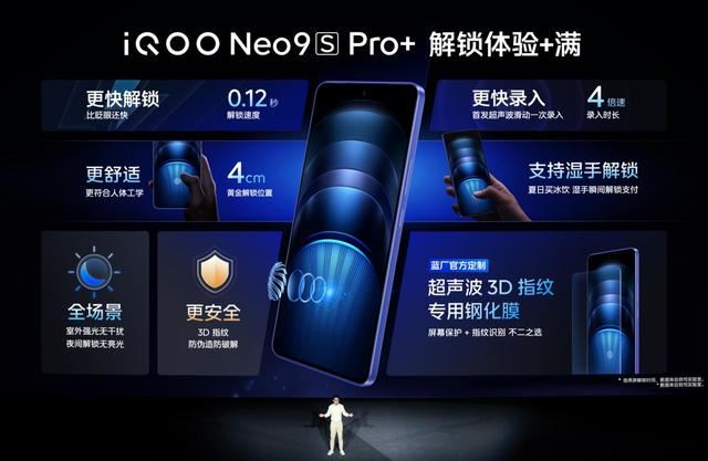 一图读懂iQOO Neo9S Pro+:超声波3D指纹+双芯 2899元起售