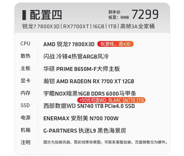 相差200元! ADM锐龙9700x和7800x3d对比测评