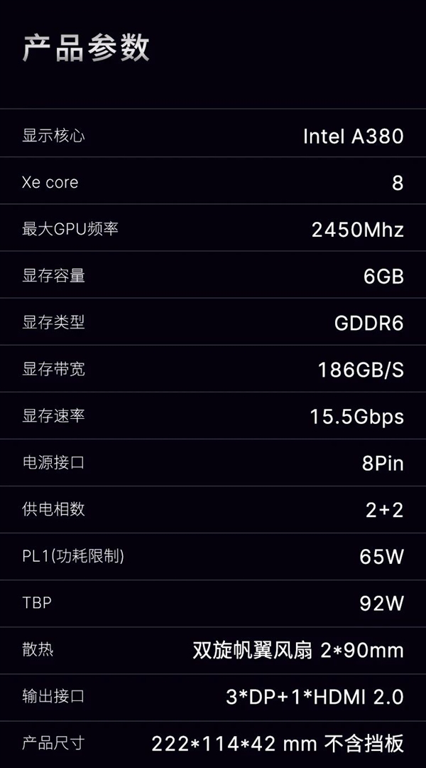 蓝戟发布第一款白色的双风扇显卡：A380 Photon只需899元