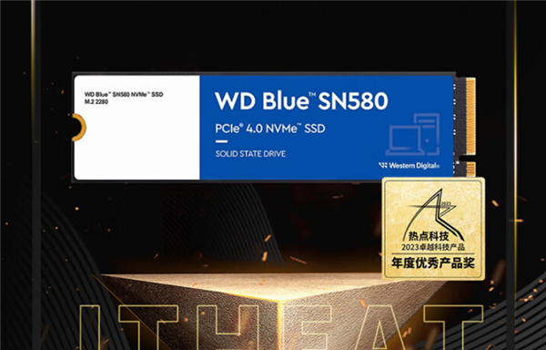 429元起 西部数据WD Blue SN5000 SSD开售：最高可选4TB