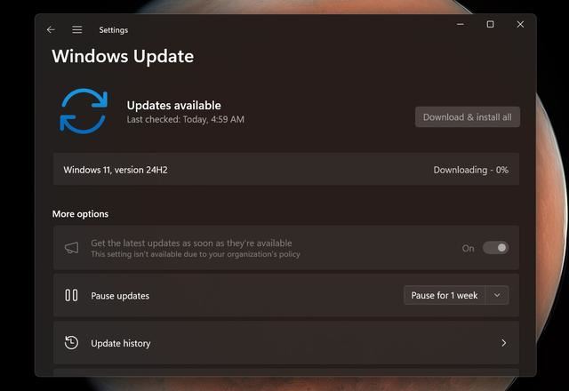 23H2可借助注册表快速获取Win11 24H2更新:无需等待微软分批推送