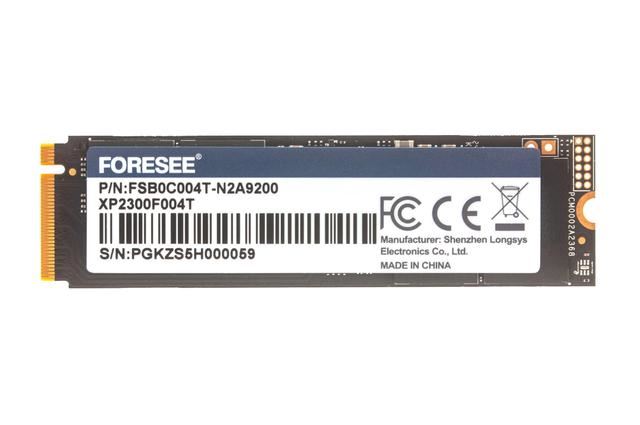 236层 3DTLC闪存! 江波龙FORESEE XP2300 4TB PCIe4.0 SSD评测