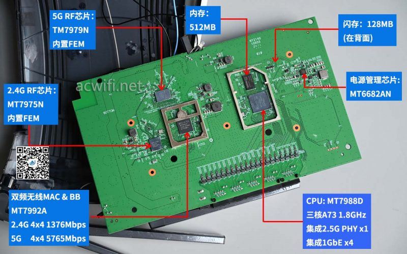 BE7200无线路由器! TPLINK 7DR7230拆机