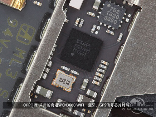 采用的高通WCN3660 Wifi、蓝牙