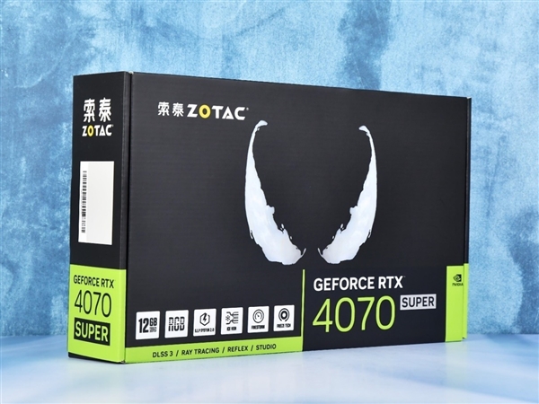 毒液粉梦中情卡 索泰GeForce RTX 4070 SUPER-12GB毒液实测