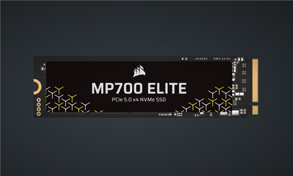 海盗船发布MP700 Elite PCIe 5.0 SSD：最高只能跑10GB/s