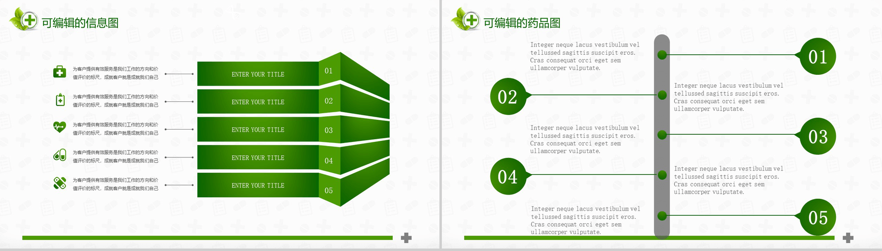 医院年度季度工作总结报告通用设计PPT模板