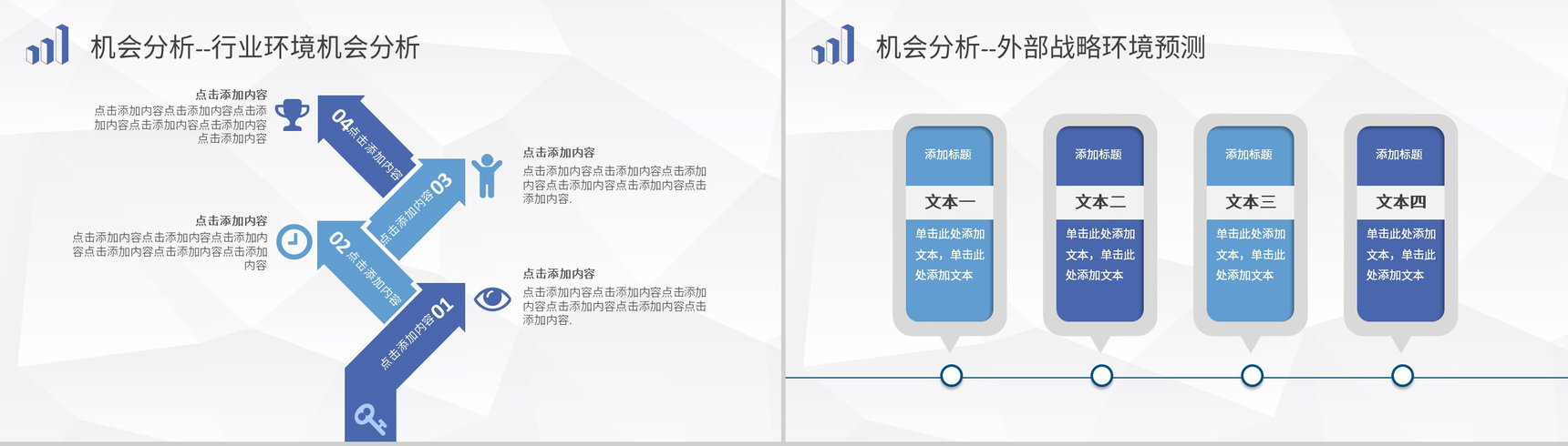 企业项目分析案例汇报SWOT分析模型内容培训PPT模板