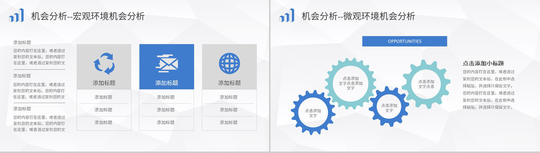 企业战略SWOT分析方法介绍项目分析报告总结PPT模板