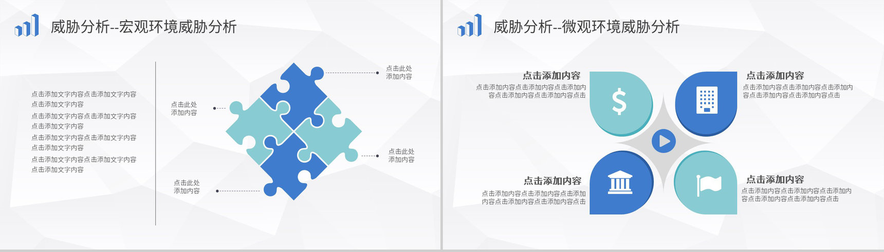 企业战略SWOT分析方法介绍项目分析报告总结PPT模板