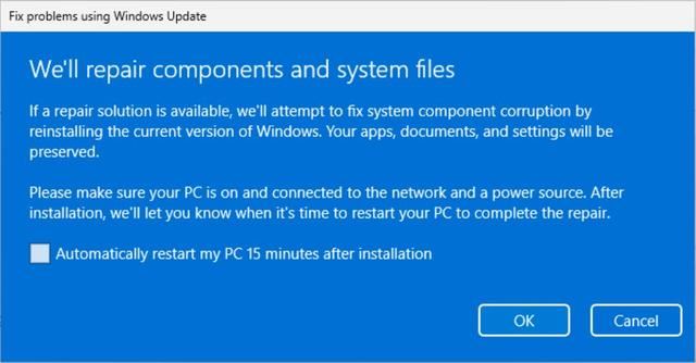 Win11新功能! Windows Update一键修复系统问题详解