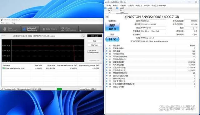 读取速度高达6000MB/s! 金士顿NV3 PCIe 4.0 固态硬盘4TB性能测评