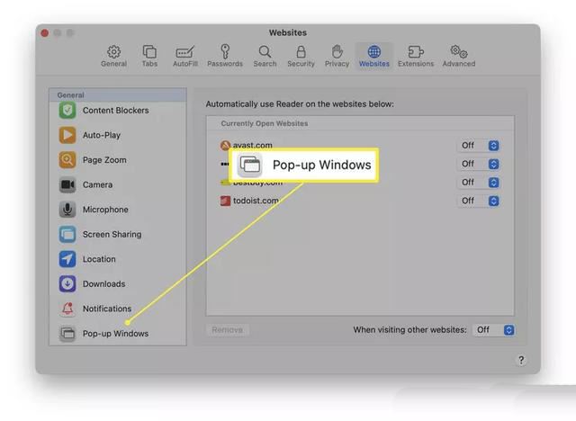 如何在Mac上设置允许弹窗? Mac浏览器允许使用弹出式窗口设置方法