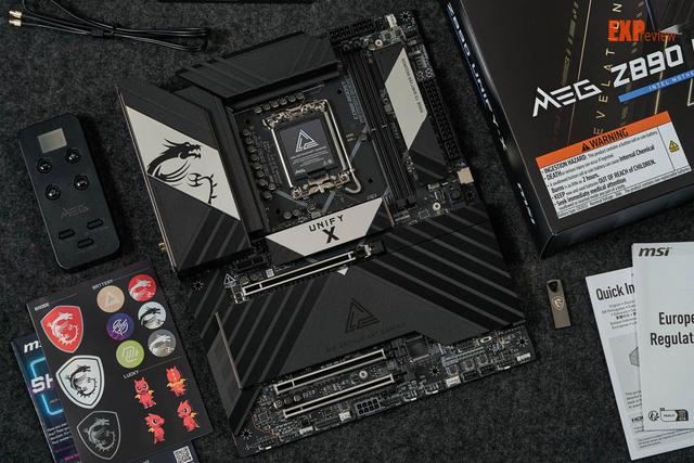 双槽DDR5内存超频T0选手! 微星MEG Z890 UNIFY-X 暗影主板评测