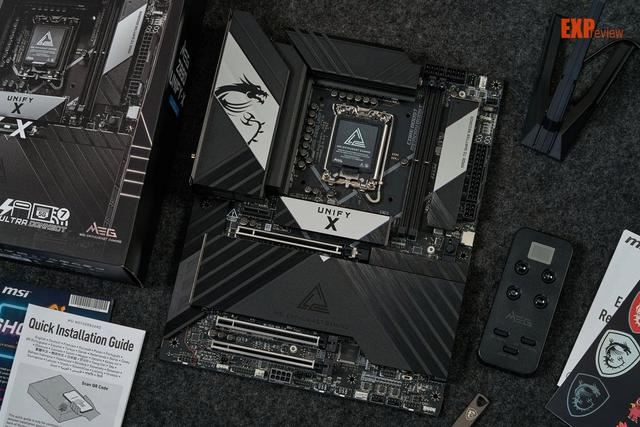 双槽DDR5内存超频T0选手! 微星MEG Z890 UNIFY-X 暗影主板评测