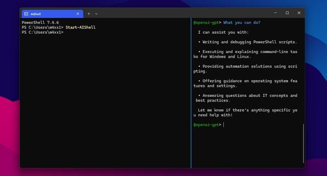 微软 AI Shell 实测! Win11 命令行效率利器