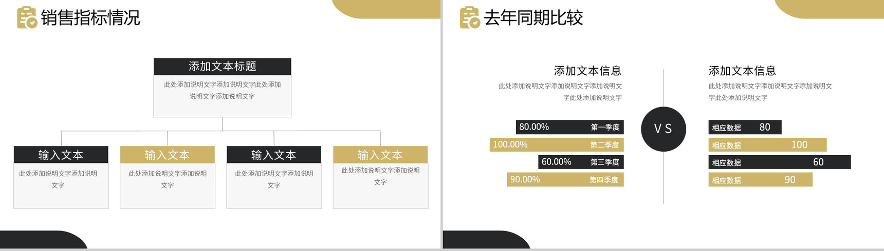 商务蓝年终工作述职报告PPT模板