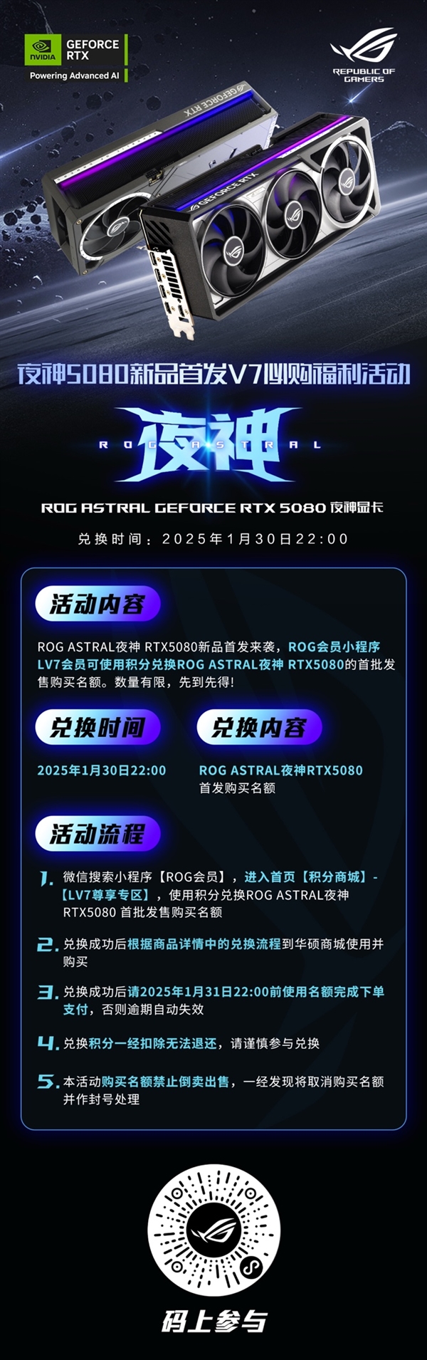 ROG ASTRAL RTX5090D夜神出世！信仰旗舰势不可挡