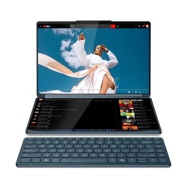 双14寸120Hz OLED屏幕！联想新款YOGA Book 9i笔记本发布：1999美元