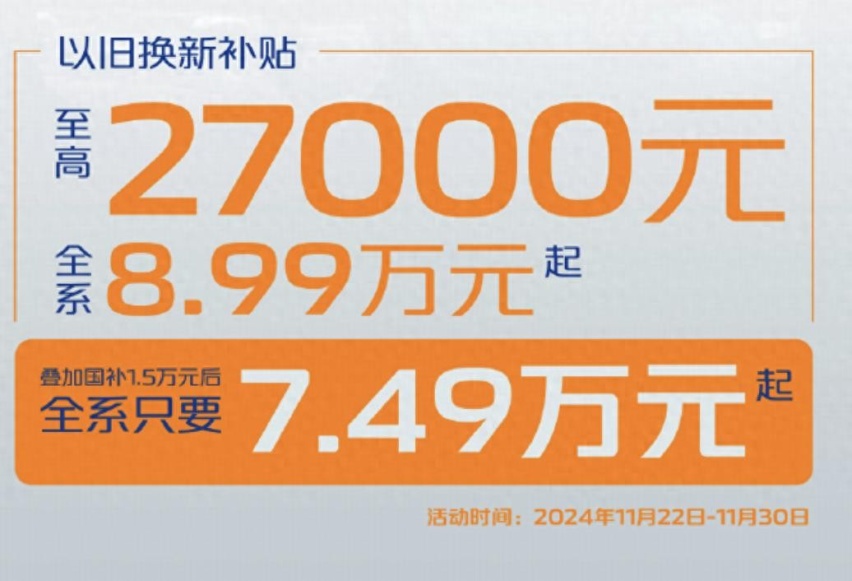 长安UNI-V系列推出购车政策，补贴后起售价降至7.49万