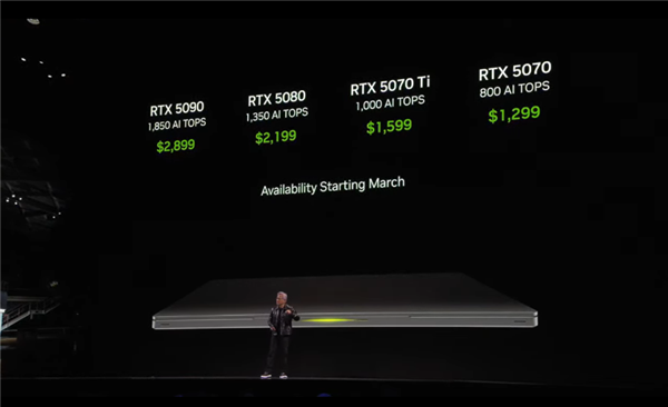 RTX 50系列游戏本正式登场！多了个“Ti”