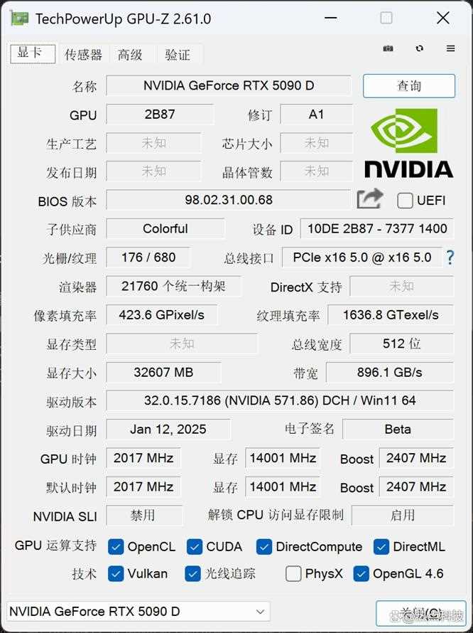 DLSS4带来爆炸性能输出! iGame GeForce RTX 5090D AD 32GB显卡测评