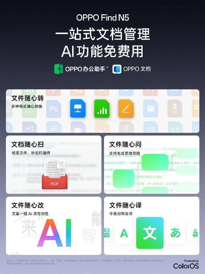 OPPOFindN5有哪些升级? 不止是超薄OPPO Find N5五大卖点解读