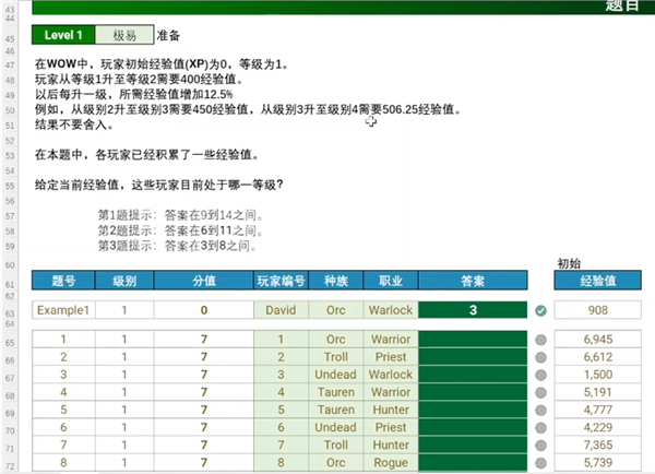 用Excel玩《王者荣耀》 在这个比赛里可能都算小儿科了