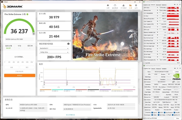 闹大了！第一次发现 RTX 5080也丢了8个ROP单元