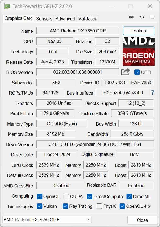 1080P游戏性能领先RTX 4060超20%! AMD RX 7650GRE显卡评测